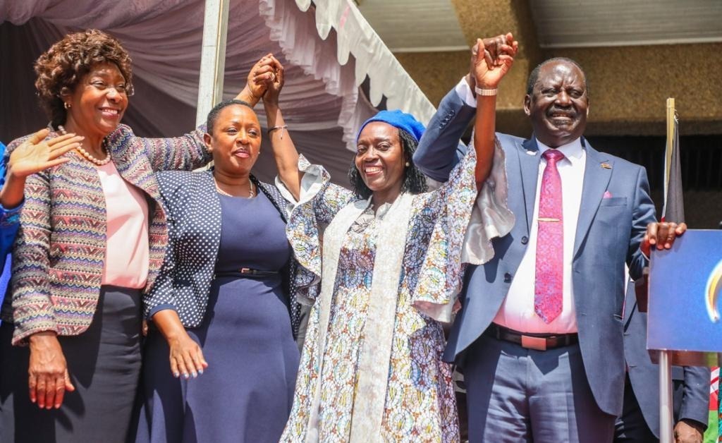 Raila Unveils Karua as Running Mate