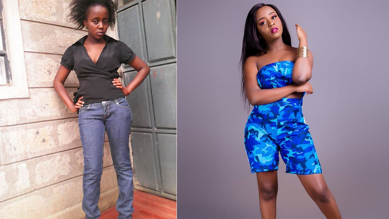 Fans troll Nadia Mukami&#39;s before fame pictures and outfit choices