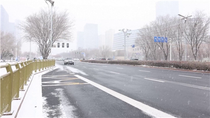 China News: Cold front brings snow and wind to parts of western, northern China